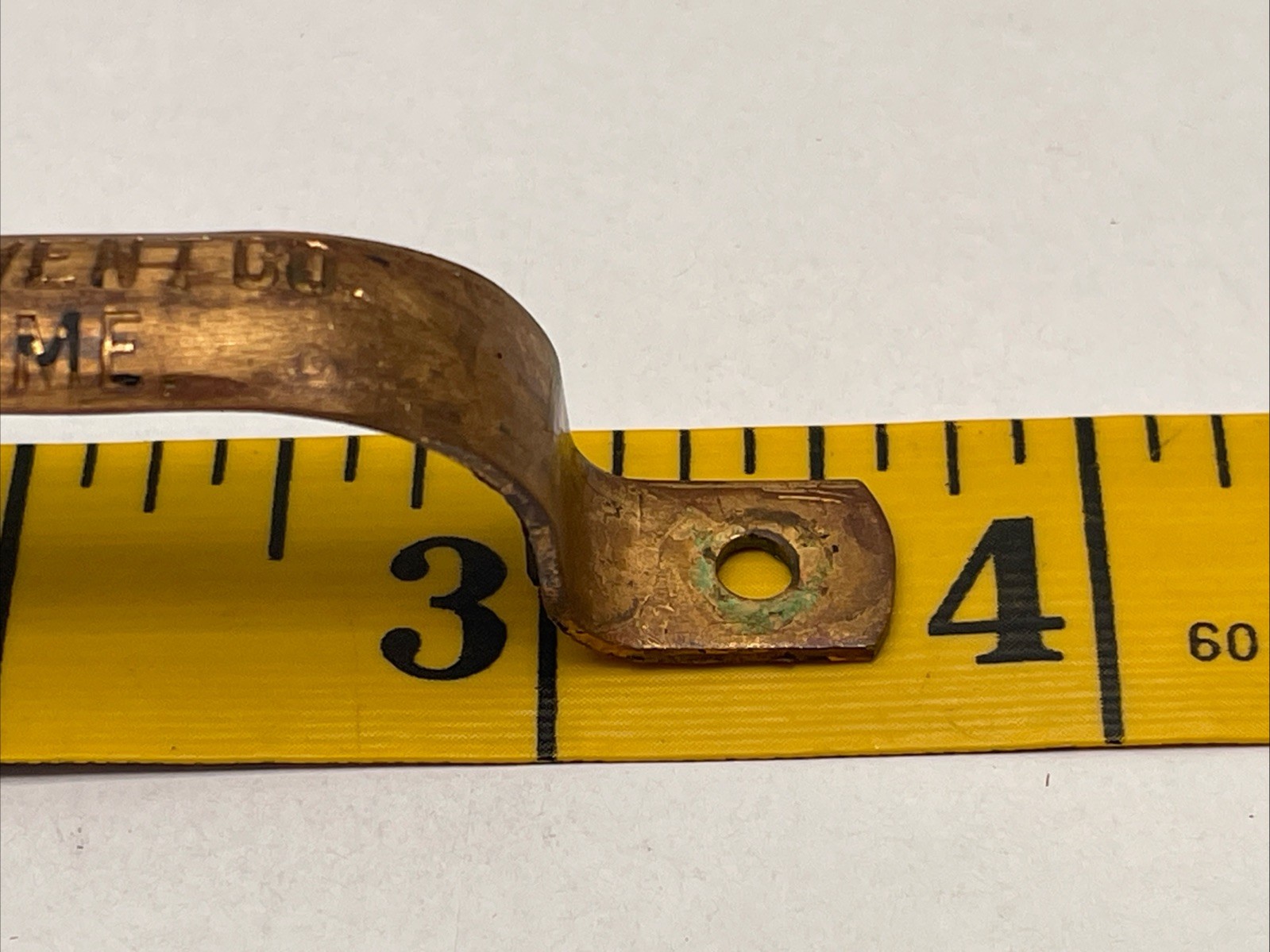 Antique Vintage “Maine Screen & Vent Co”Pull Screen Door Handle “Fairfield Me”
