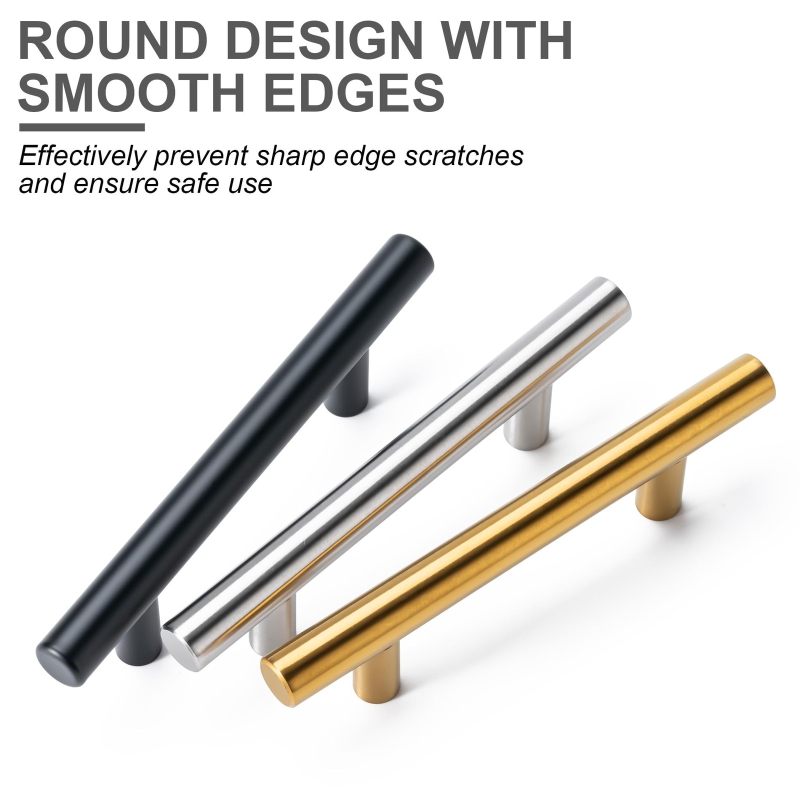Aegero 10 Pack Cabinet Pulls Brushed Nickel Stainless Cabinet Handles, for Ki…