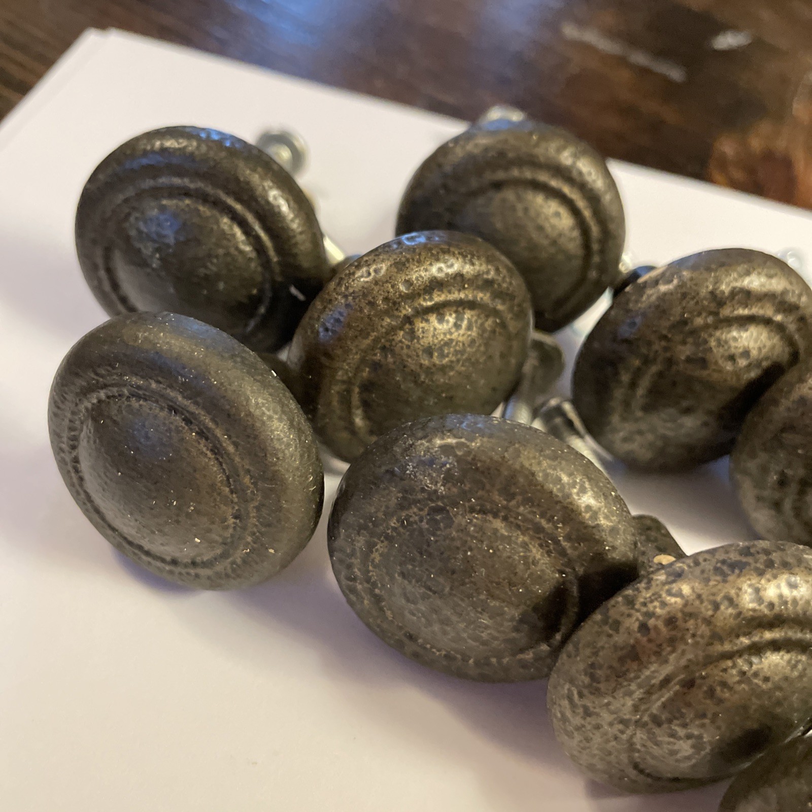 Antique bronze style drawer pull knobs 21 Ct