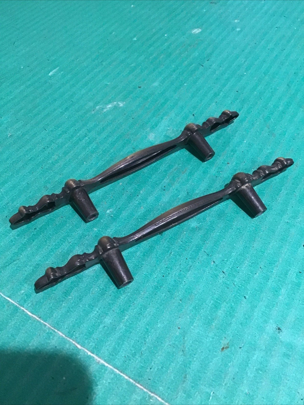 (2) Amerock Colonnade 1968 Drawer Pull Handle 150-1 Antique English Brass 3″ COC
