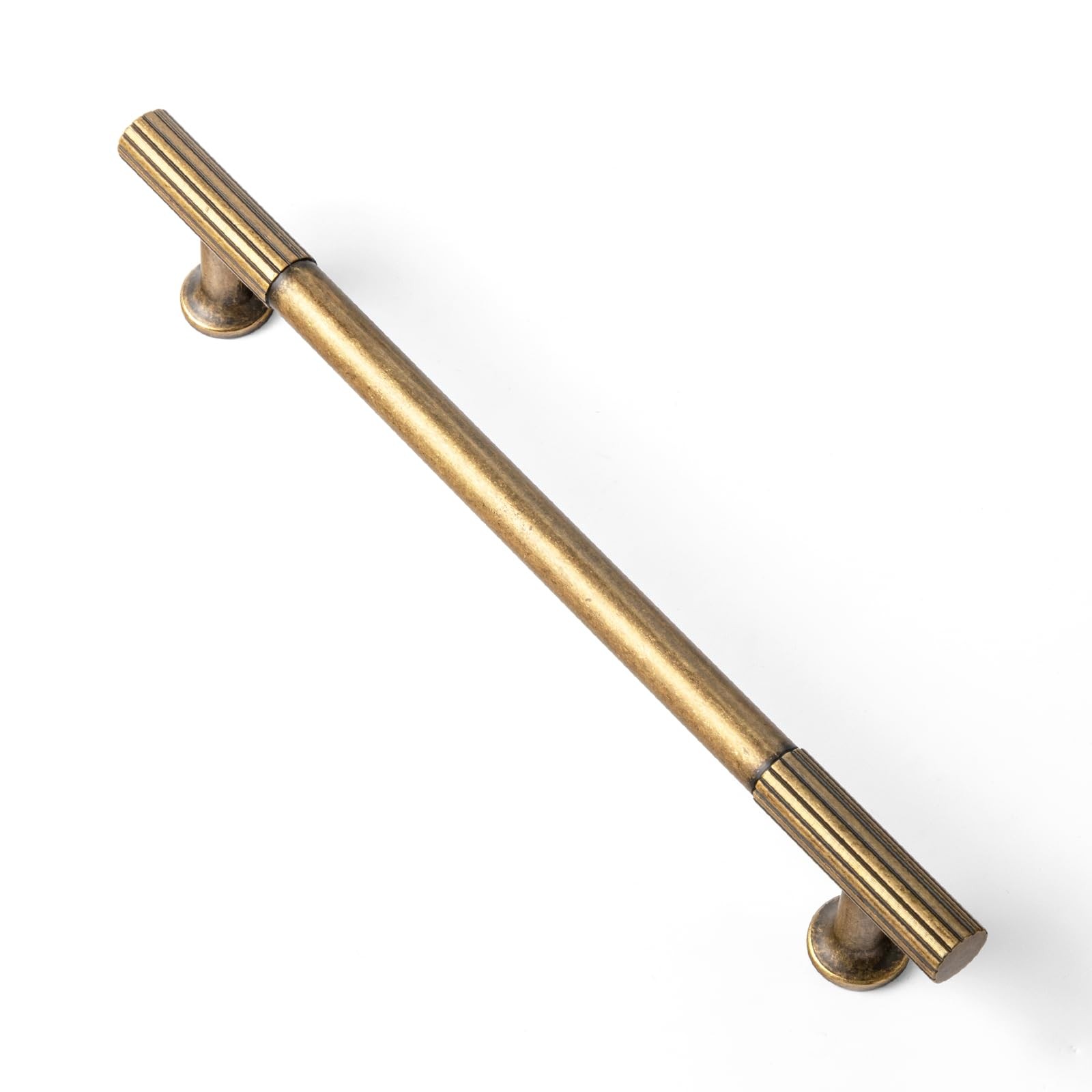 Goo-Ki Vintage Retro Antique Brass Zinc Alloy – Center Striped
