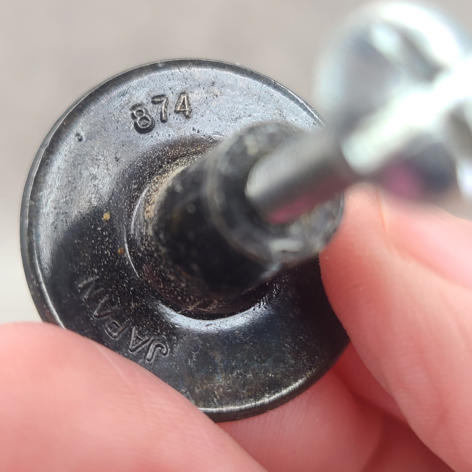 Set Of 8 Vintage 90s Hardware Brass Drawer Cabinet Pull Knob Made In Japan