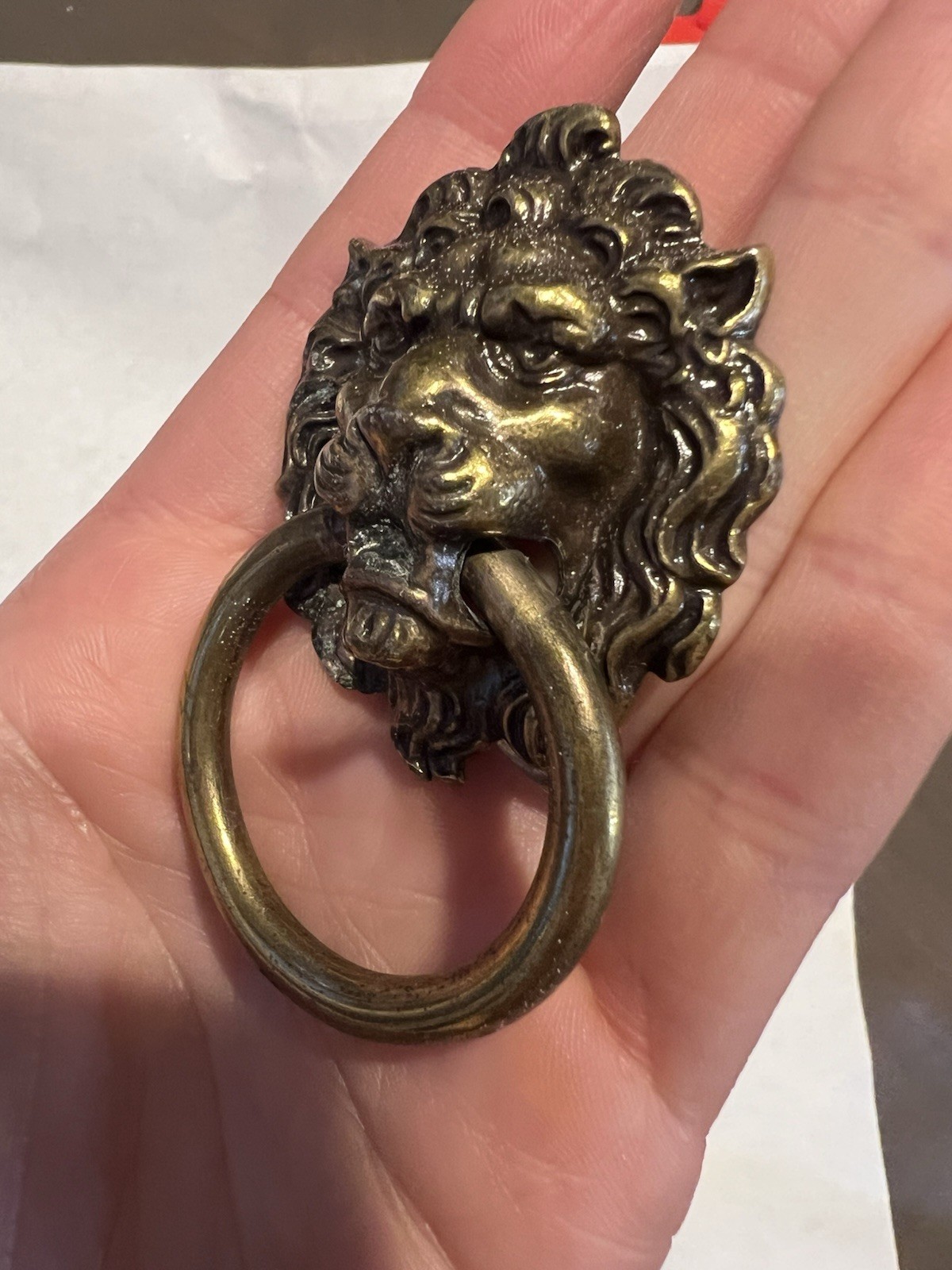 Keeler Brass Co Lion Drawer Pull KBC H377