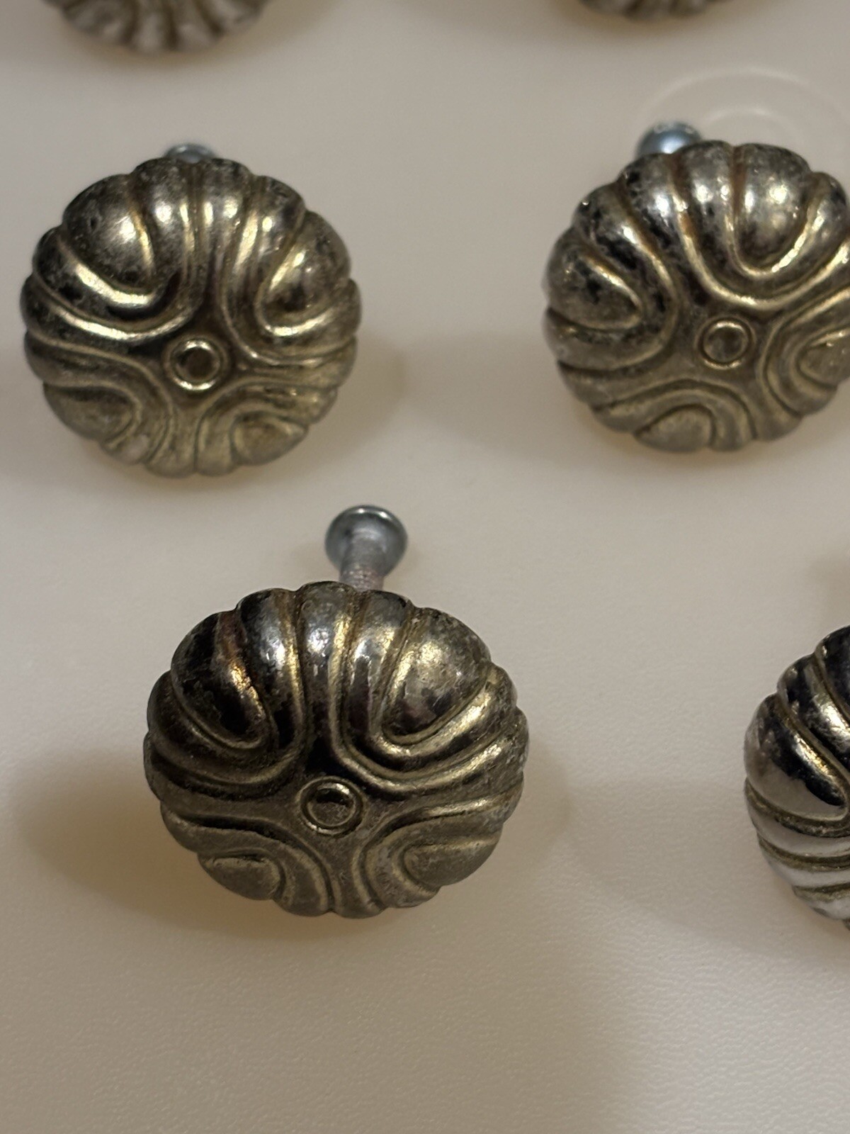30 Antique Ornate Decorative Antique Brass Drawer Pulls- Art Deco vintage home