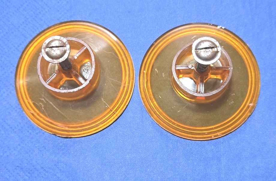 A Pair of Antique Vintage 2 Drawer Knobs Pulls Handles Art Deco 2 inch