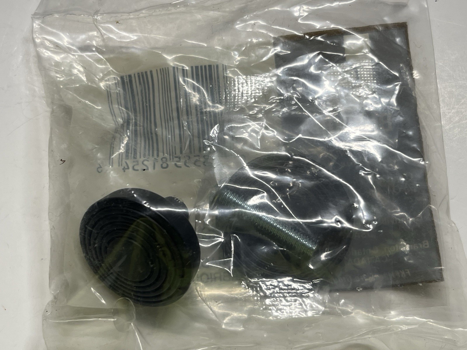 Vintage Lot (40) NOS 2006 Matte Black Heavy Ribbed Design Drawer/Cabinet Knobs