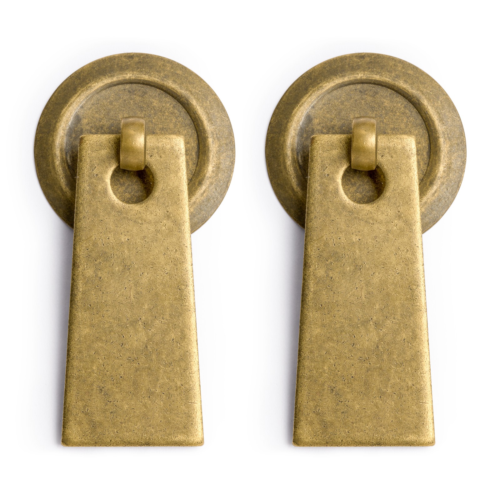 Hardware Philosophy Art Deco Leaf Brass Hardware Leaf Pulls 2.7″ – Set of 2