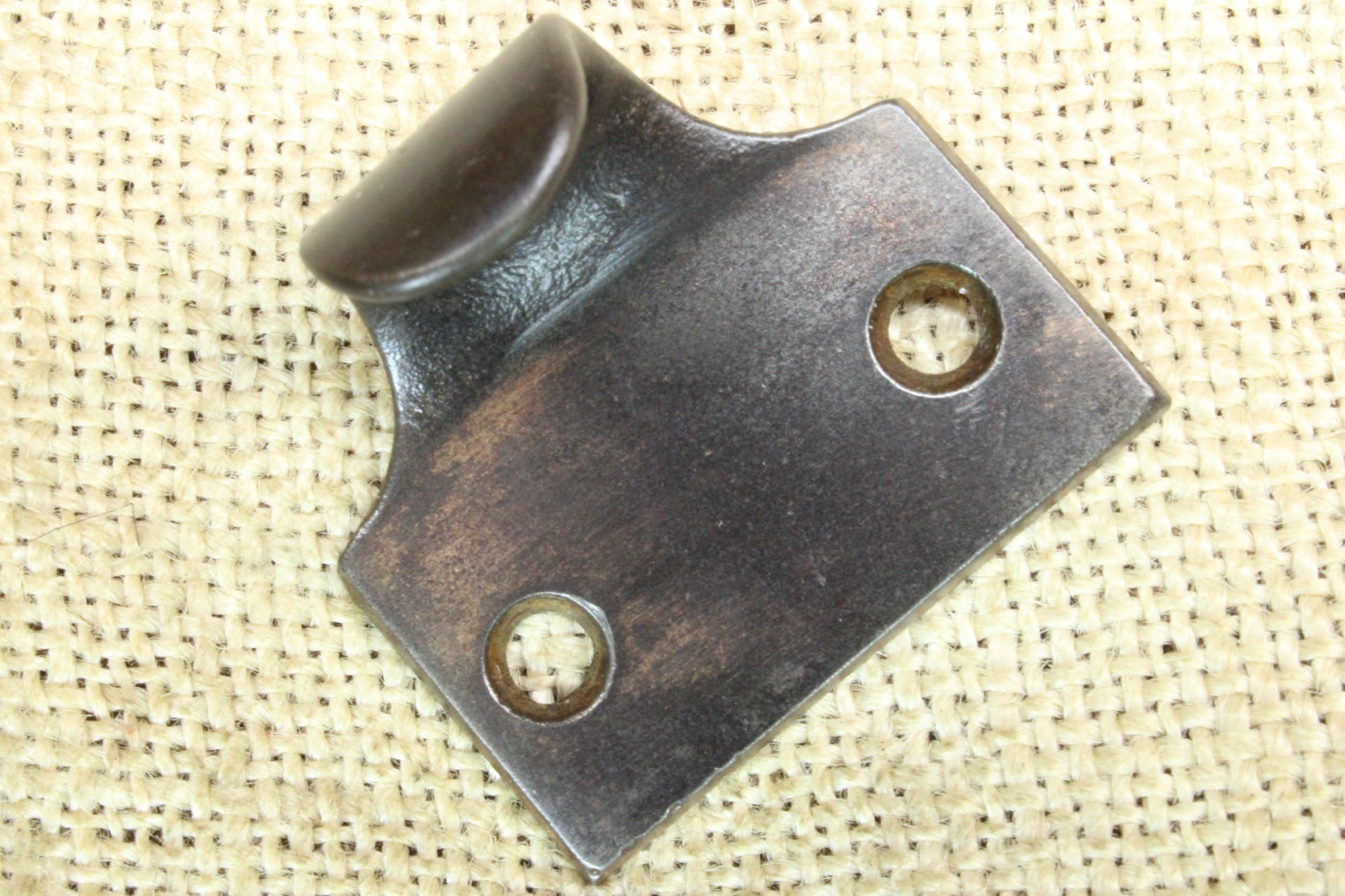 Old Window Sash Lift 1 5/8″ Drawer Pull Handles Brass Color Cast Iron Smooth