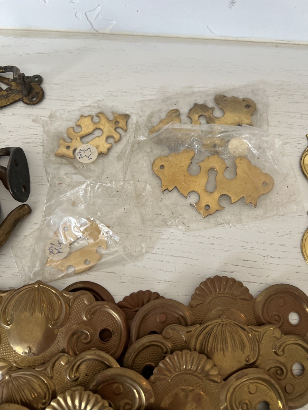 Vintage Lot Drawer Handles Antique Drawer Hardware Salvage MCM Brass Metal
