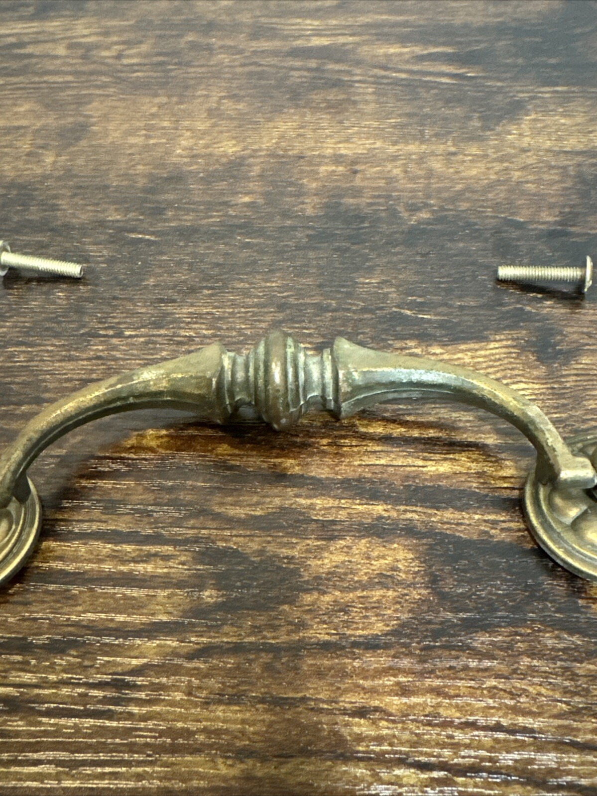 Drexel Esperanto Drawer Pull Tall Dresser Brass Vintage Drop Bail MCM Handle