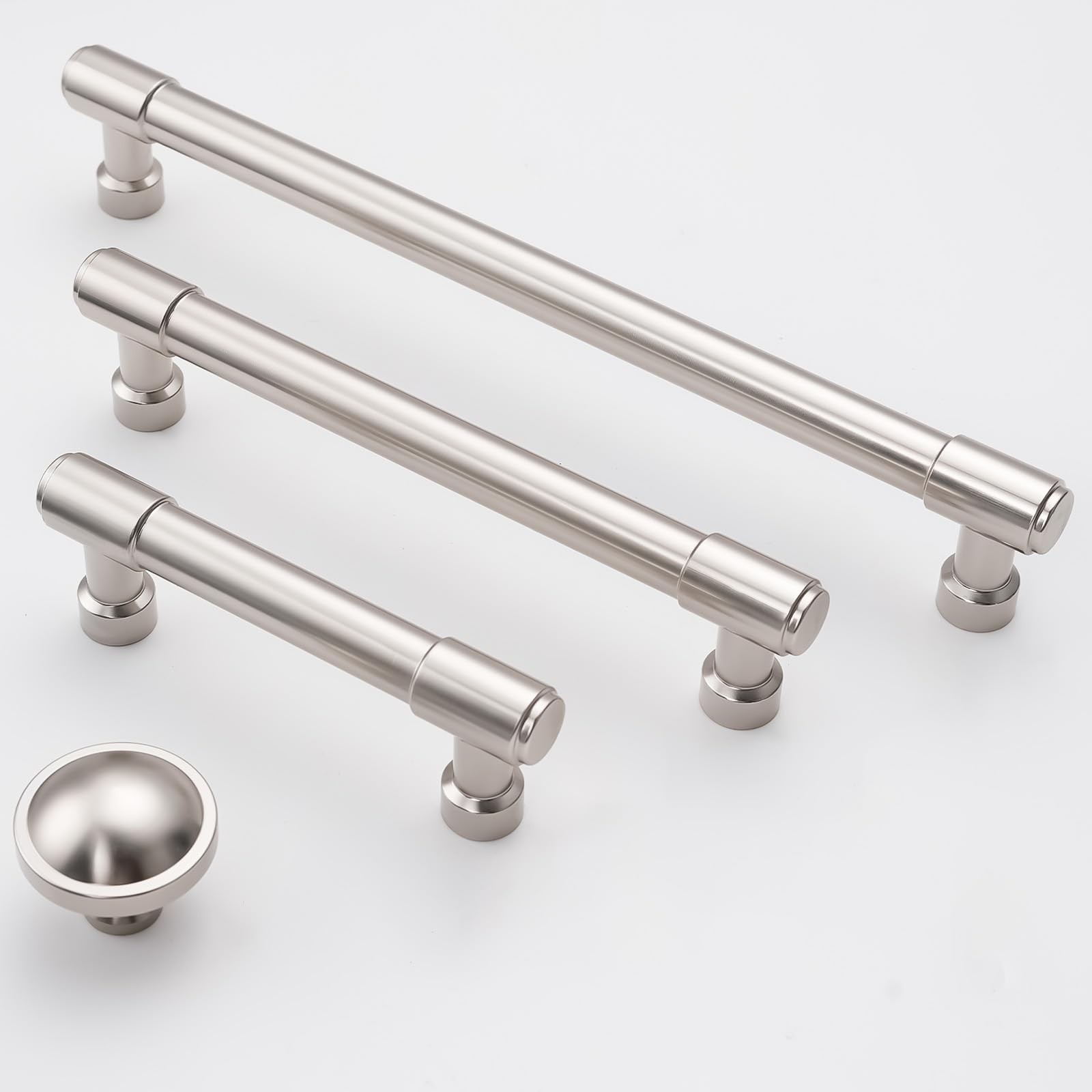 Amasideca Am07-Bsn128-20 20 Pack Brushed Satin Nickel Cabinet Pulls 5 Inch128Mm
