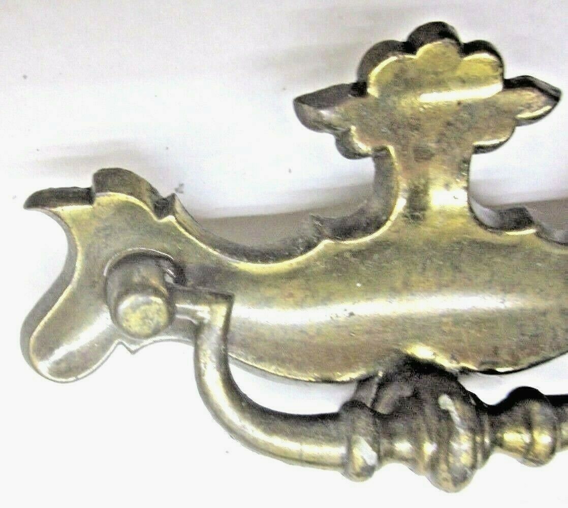 BPC 2308 Drawer 1900s Drop Bail Pull Handle Dark Brass 2-1/4″ Centers 1 Antique