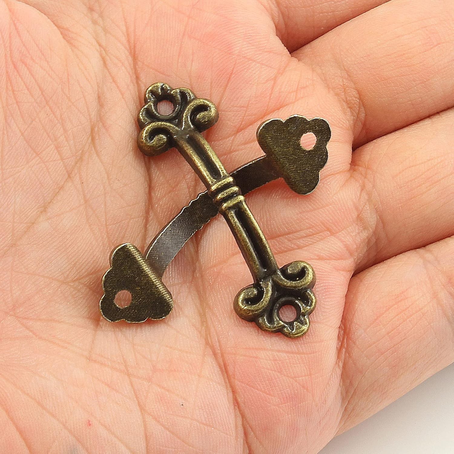 Vintage Bronze Mini Antique Style Zinc Alloy Drawer Pulls 20pcs Hardware Set