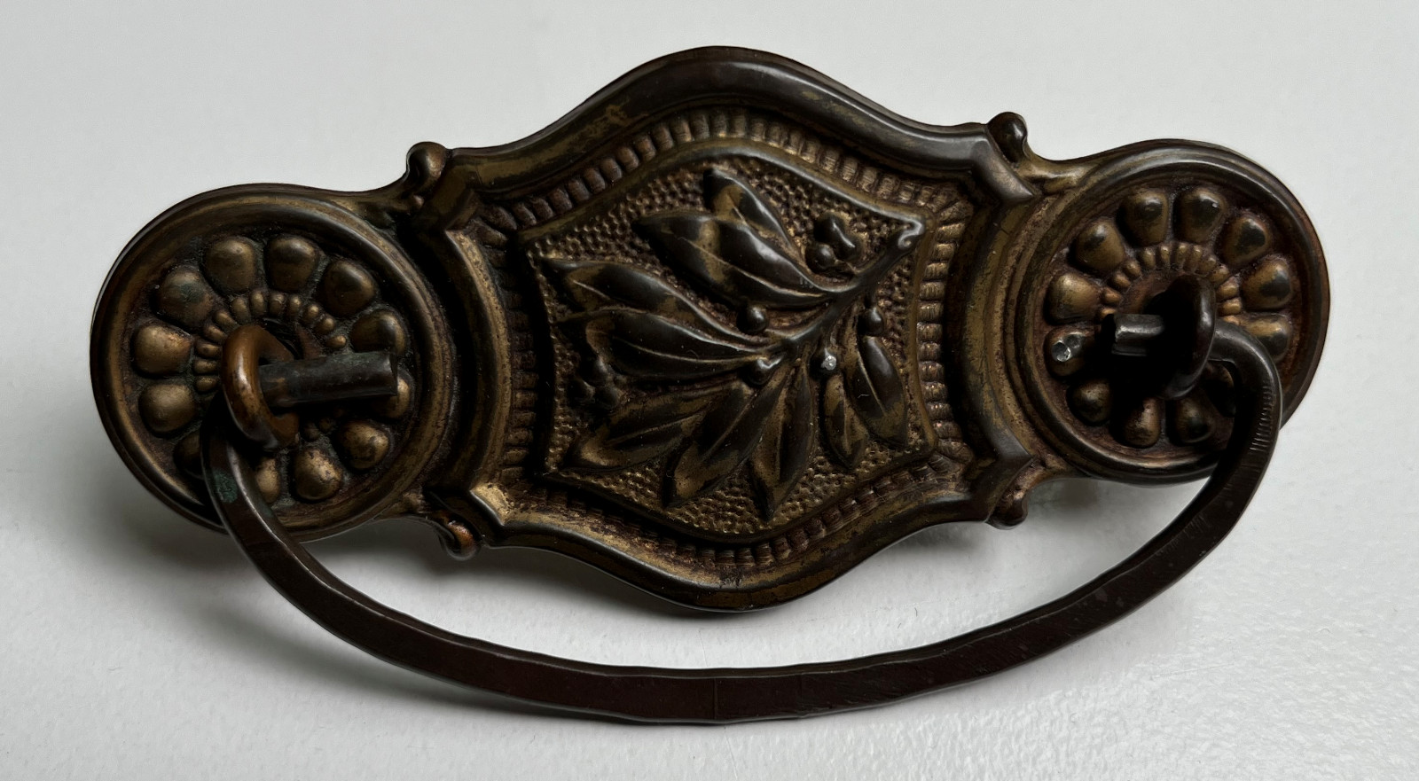 4 VINTAGE DRESSER DRAWER PULL salvaged from a dresser dating to around 1890
