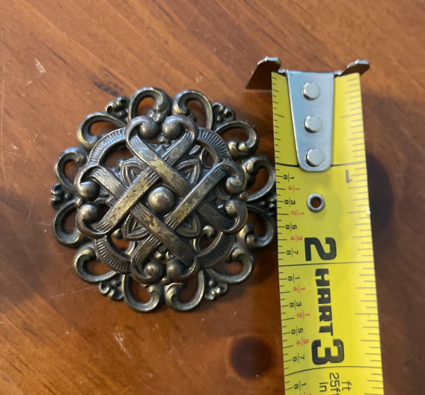 Vintage Allison Drawer Pull Knobs Backplate Ornate Japan Lot of 7 | READ