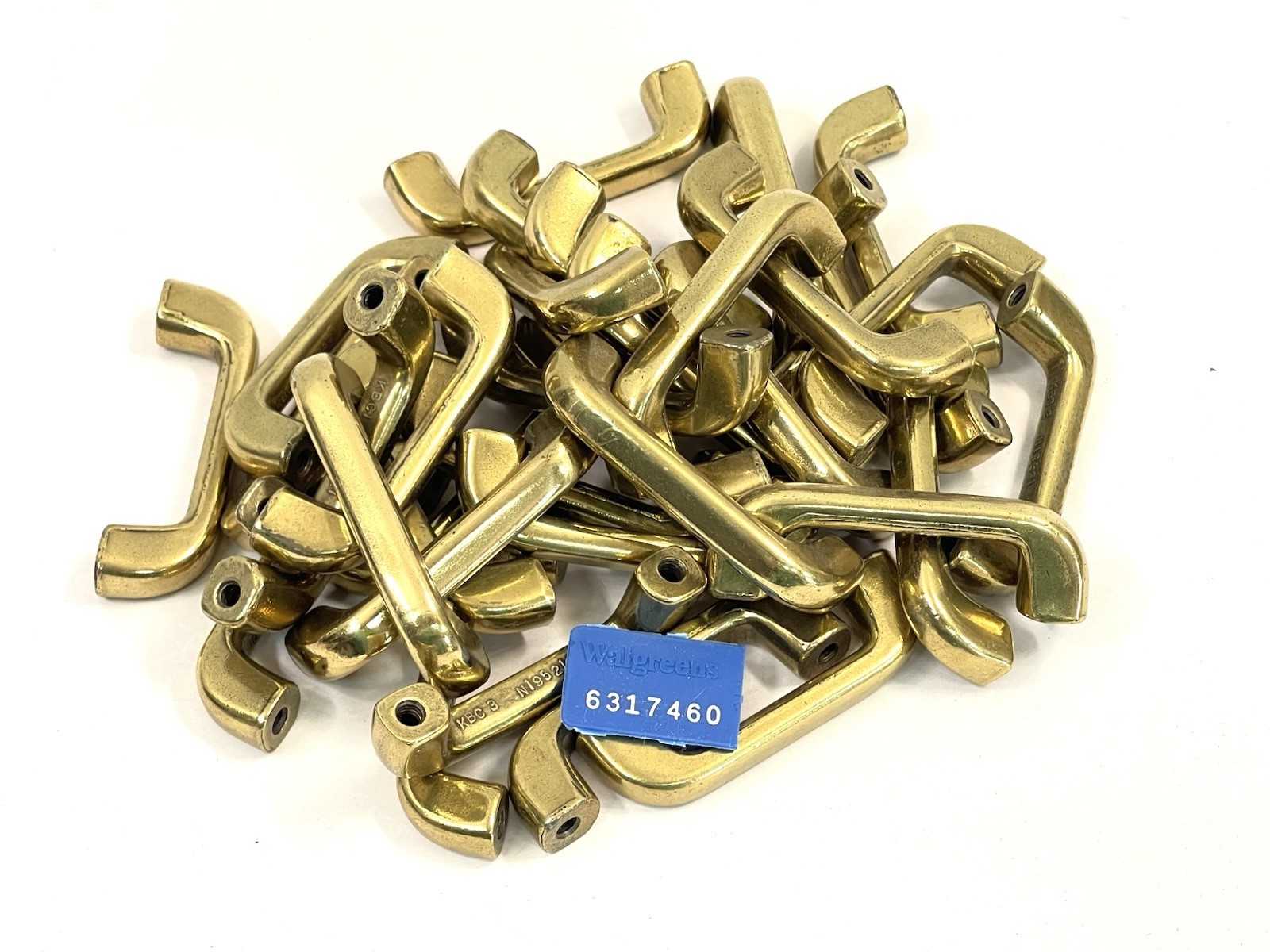 KBC Keeler Brass Co Vintage Drawer Pull Mini File Cabinet Handle 2″ OCB lot#7460