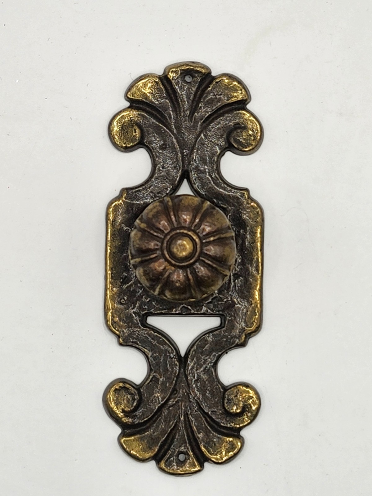 Vintage Keller Brass Company Drawer Cabinet Handle