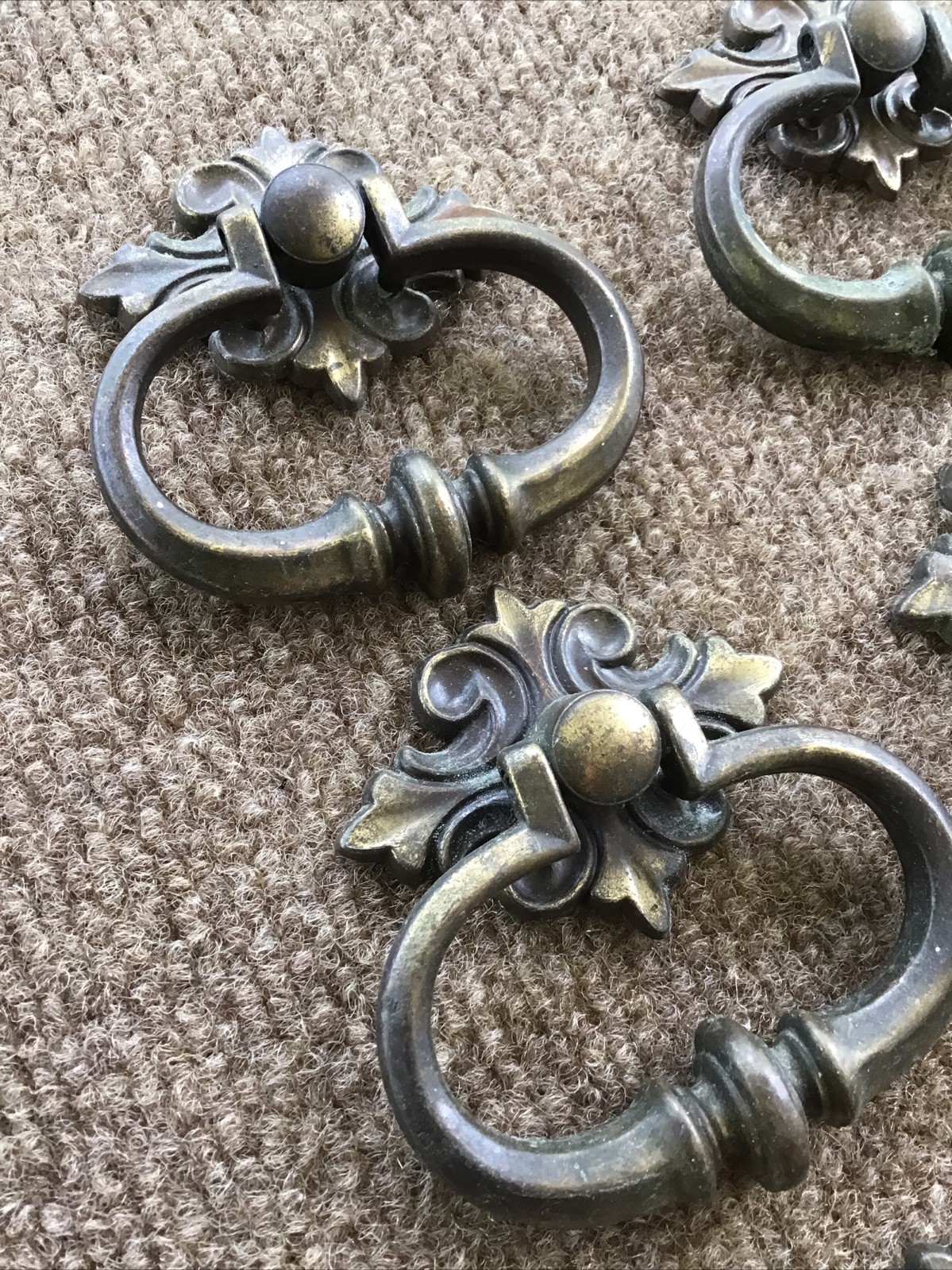 Lot of 5 Amerock Heavy Drop Bail Drawer Dresser Pull Handles 1460 / 1461 Canada