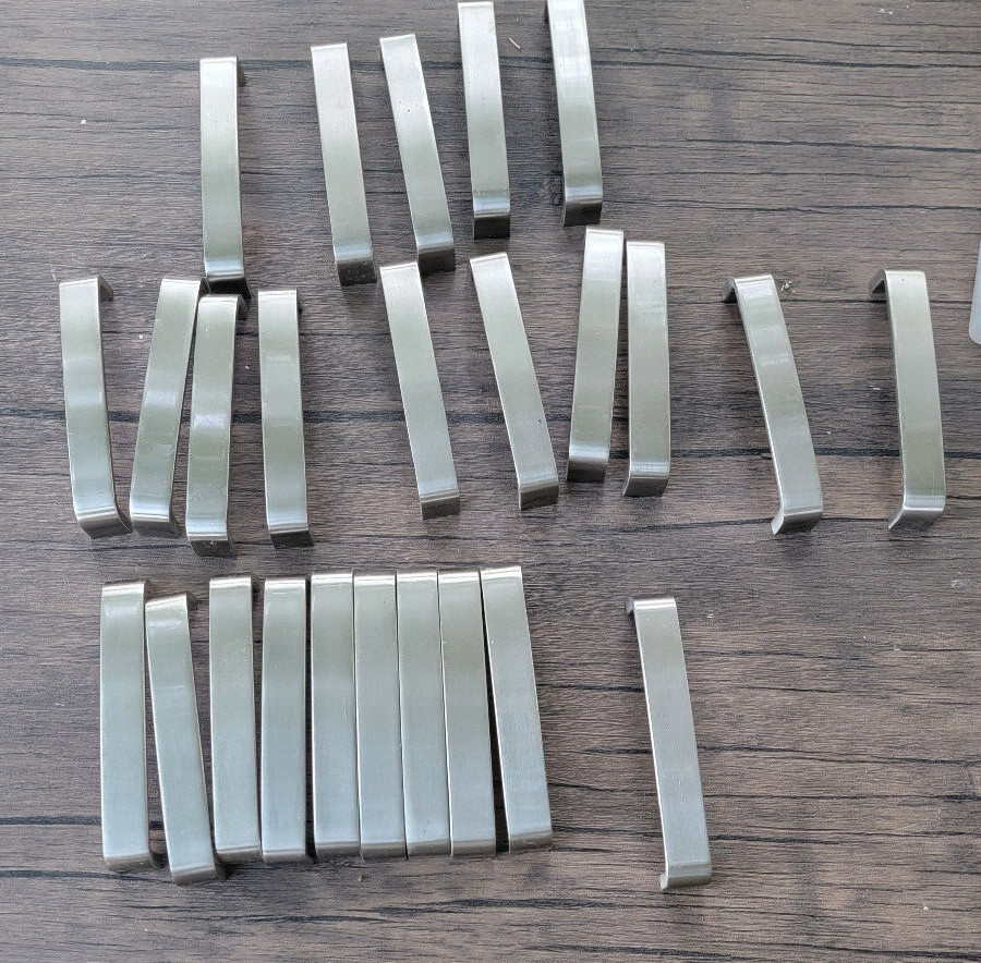 1 Lot 25pcs Brushed Aluminum Modern Drawer Pull / Handle J-4