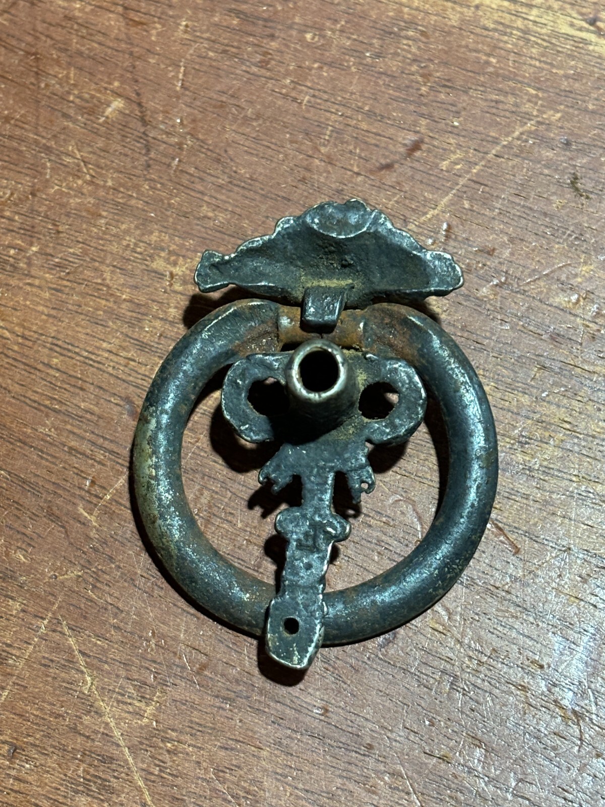 Vintage Ornate Drawer Ring Pull Drop Bail