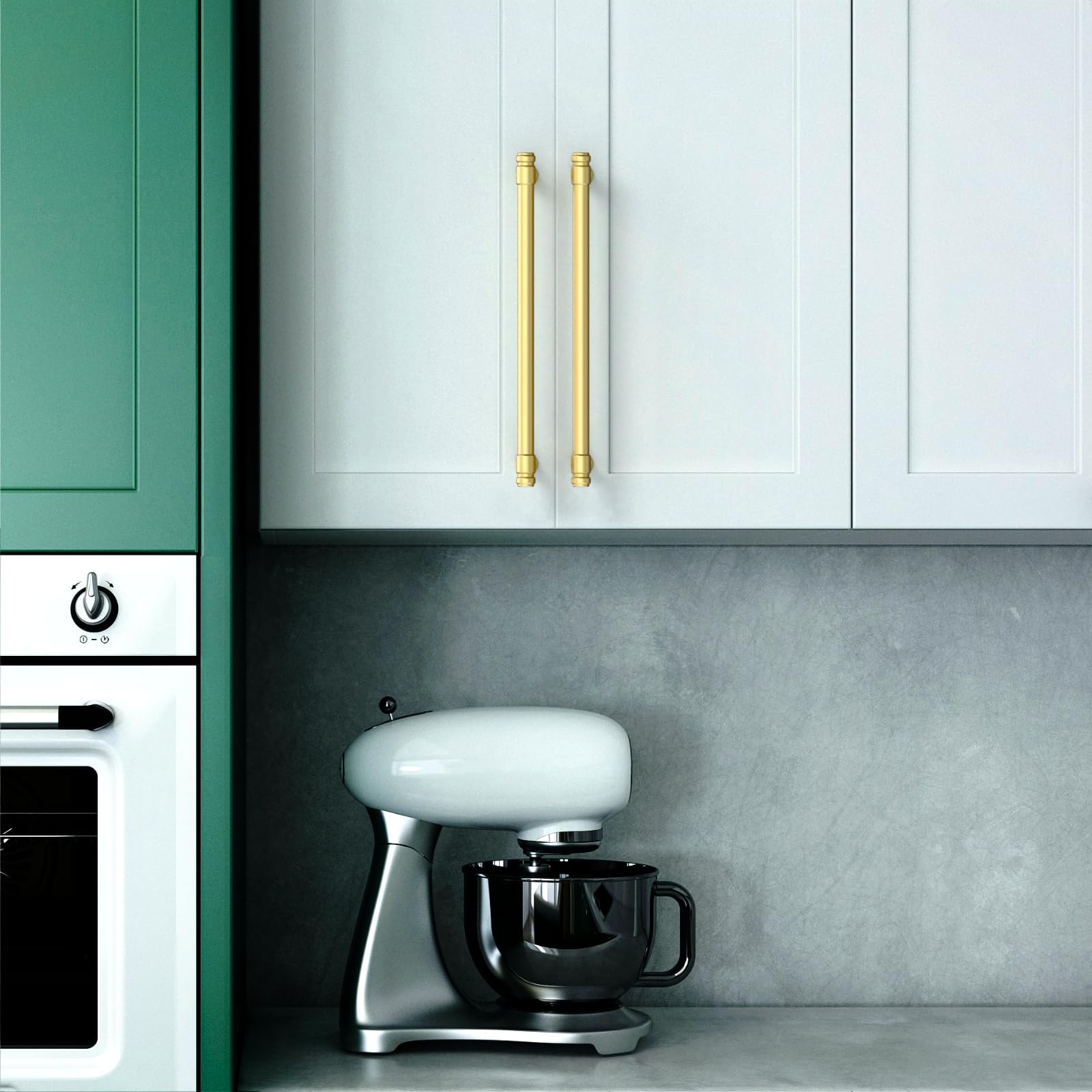 Asidrama 10 Pack 7.5 Inch192Mm Brushed Gold Cabinet Pulls Kitchen Cabinet