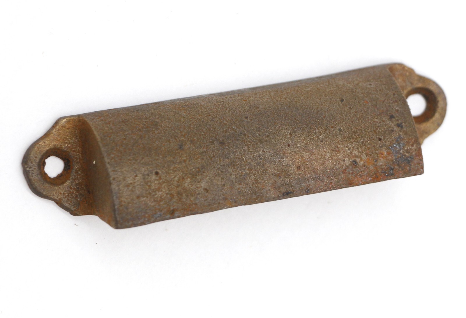 Vintage Classic Bronze Finish Cast Iron Bin Cup Drawer Pull