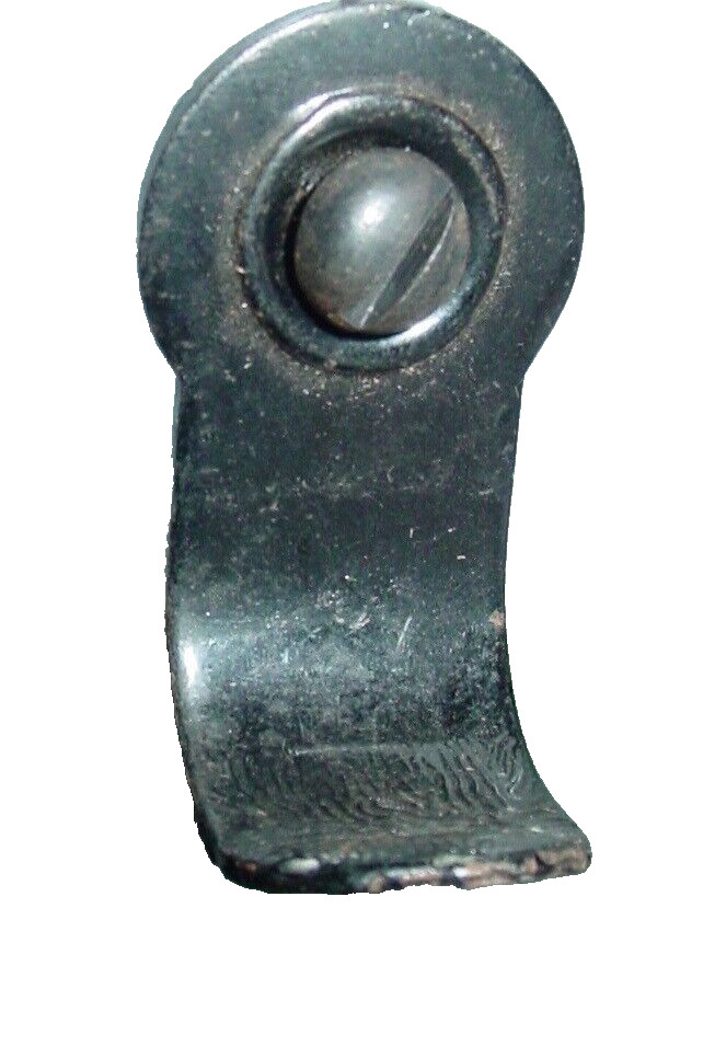 5 Vintage Window Sash Chain Holder Lift Pull Lot Antiqued Japanned Finish Lot