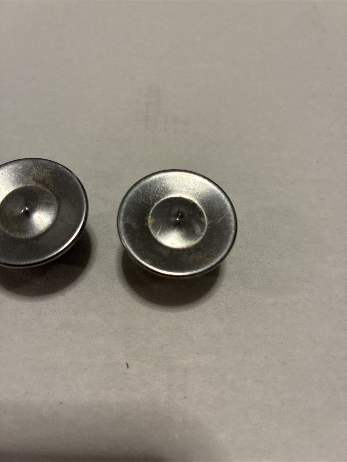 4pcs Vintage Concave MCM Drawer Knob Concave Round Pulls 1” Diameter