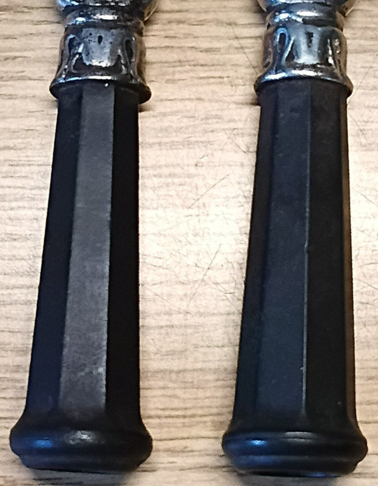 Pair of Antique Tear Drop Door or Drawer Pulls
