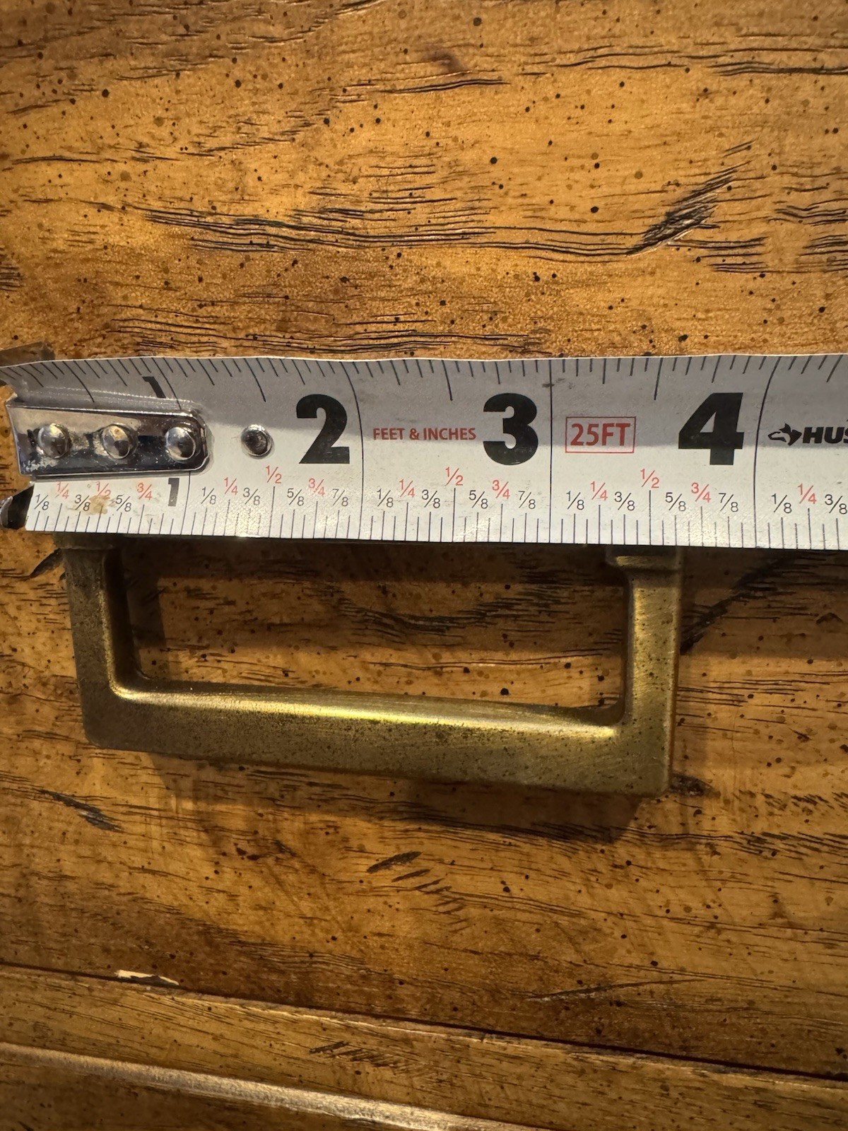 Drexel Woodbriar Drawer Pull Rectangle Brass Vintage Bail Dresser Hardware
