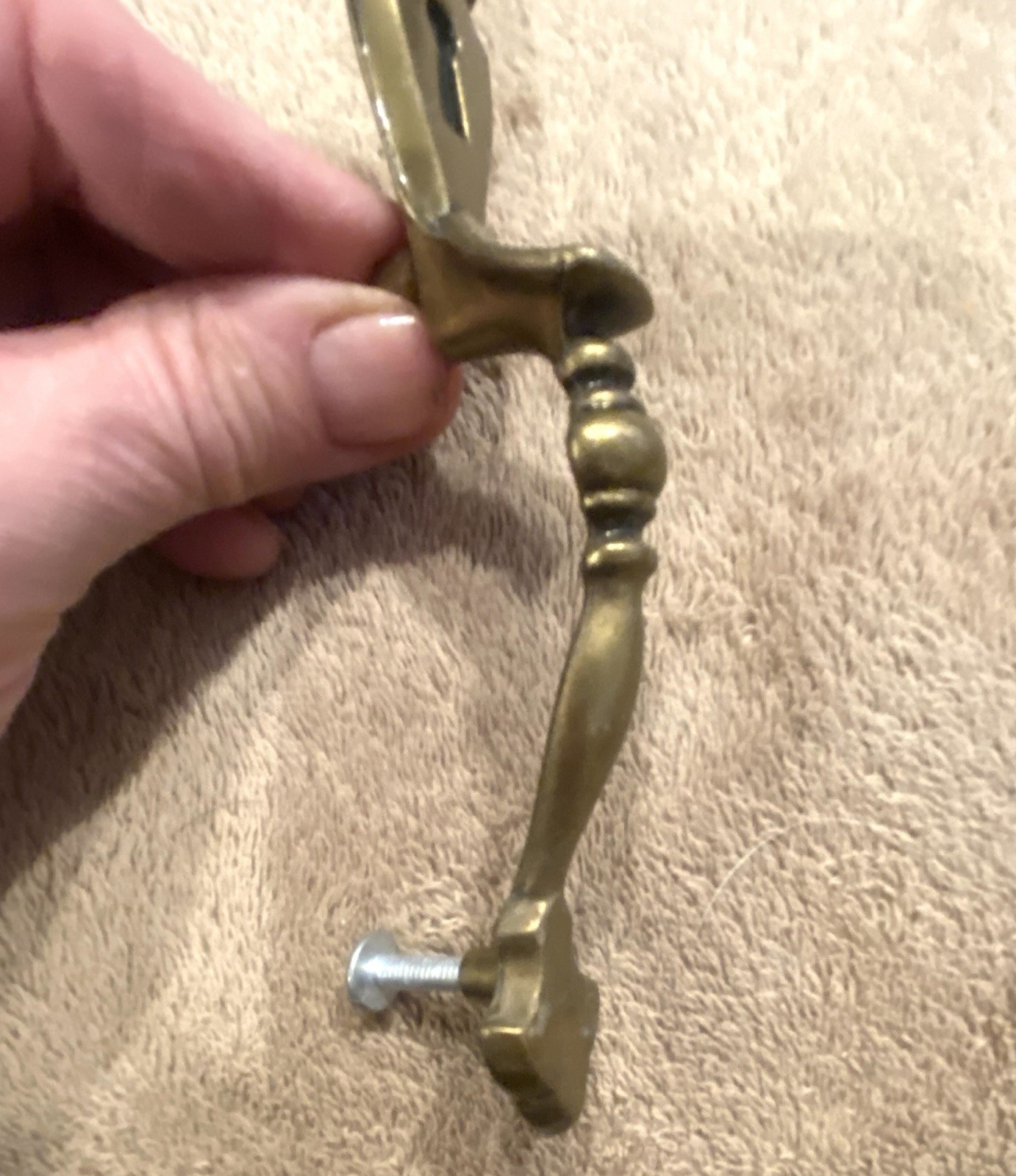 1976 AMEROCK Vintage 3″ Brass Drawer Cabinet Asymetric Pull Set of 20 CANADA