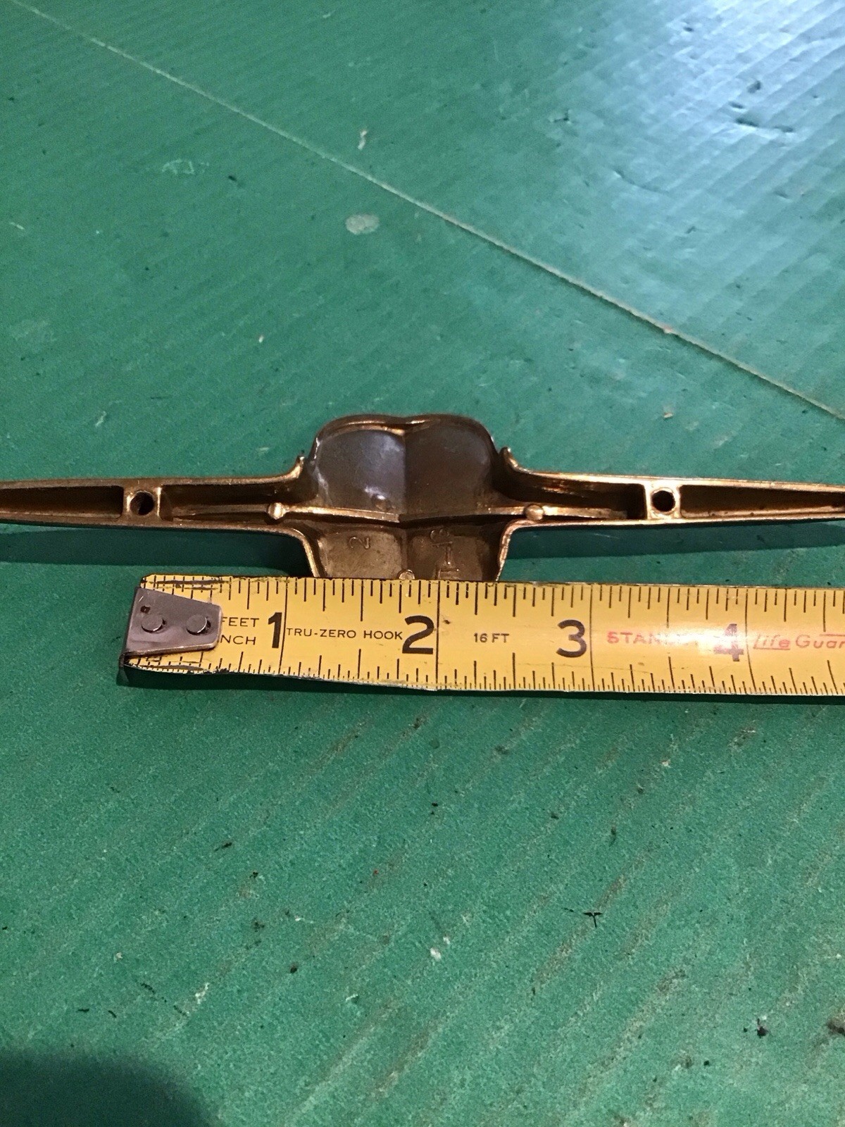 Lot of 2 Vintage MCM TT-13 Atomic Brass Plated Drawer Dress Pulls 3.5″ COC