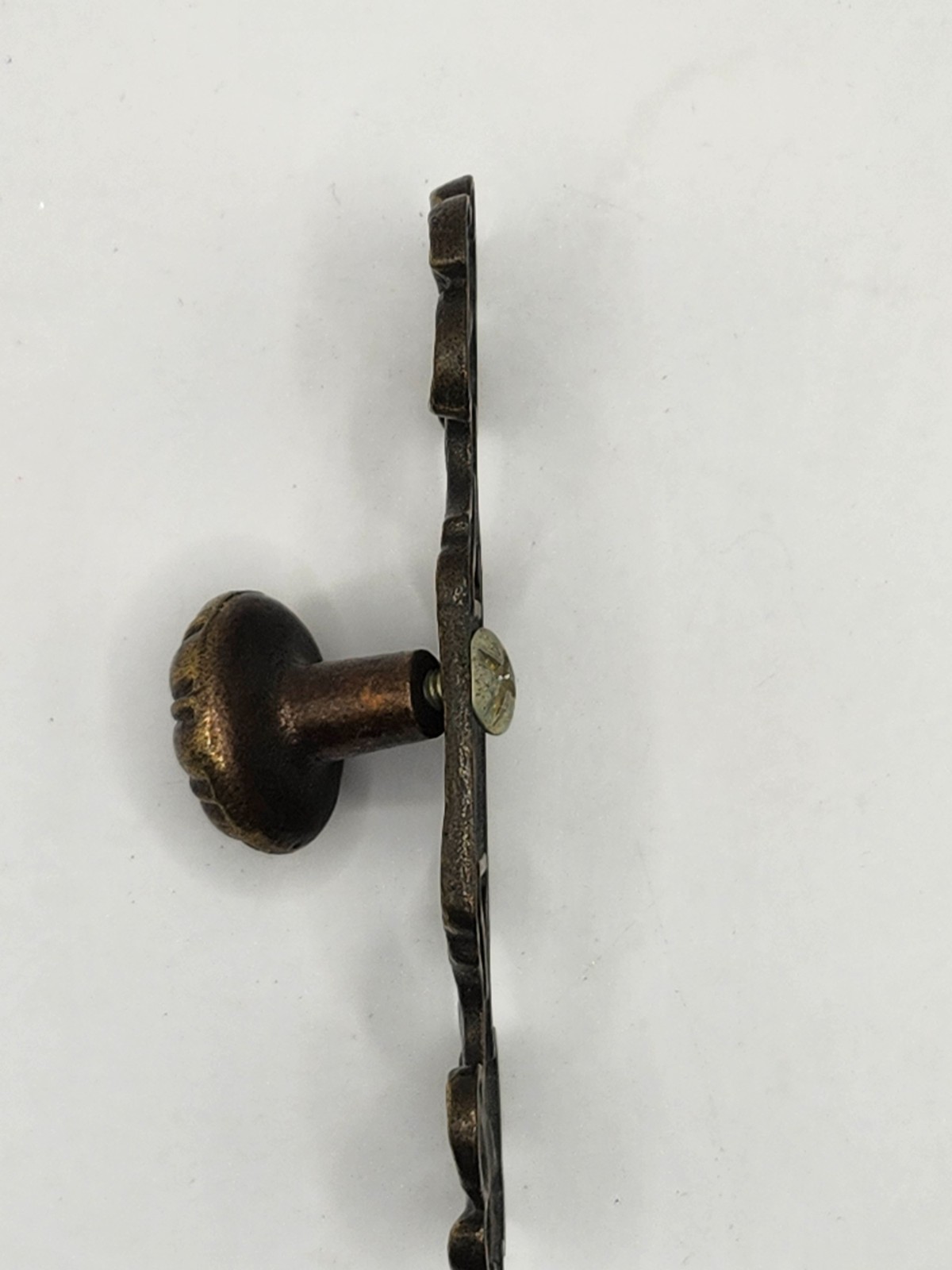 Vintage Keller Brass Company Drawer Cabinet Handle