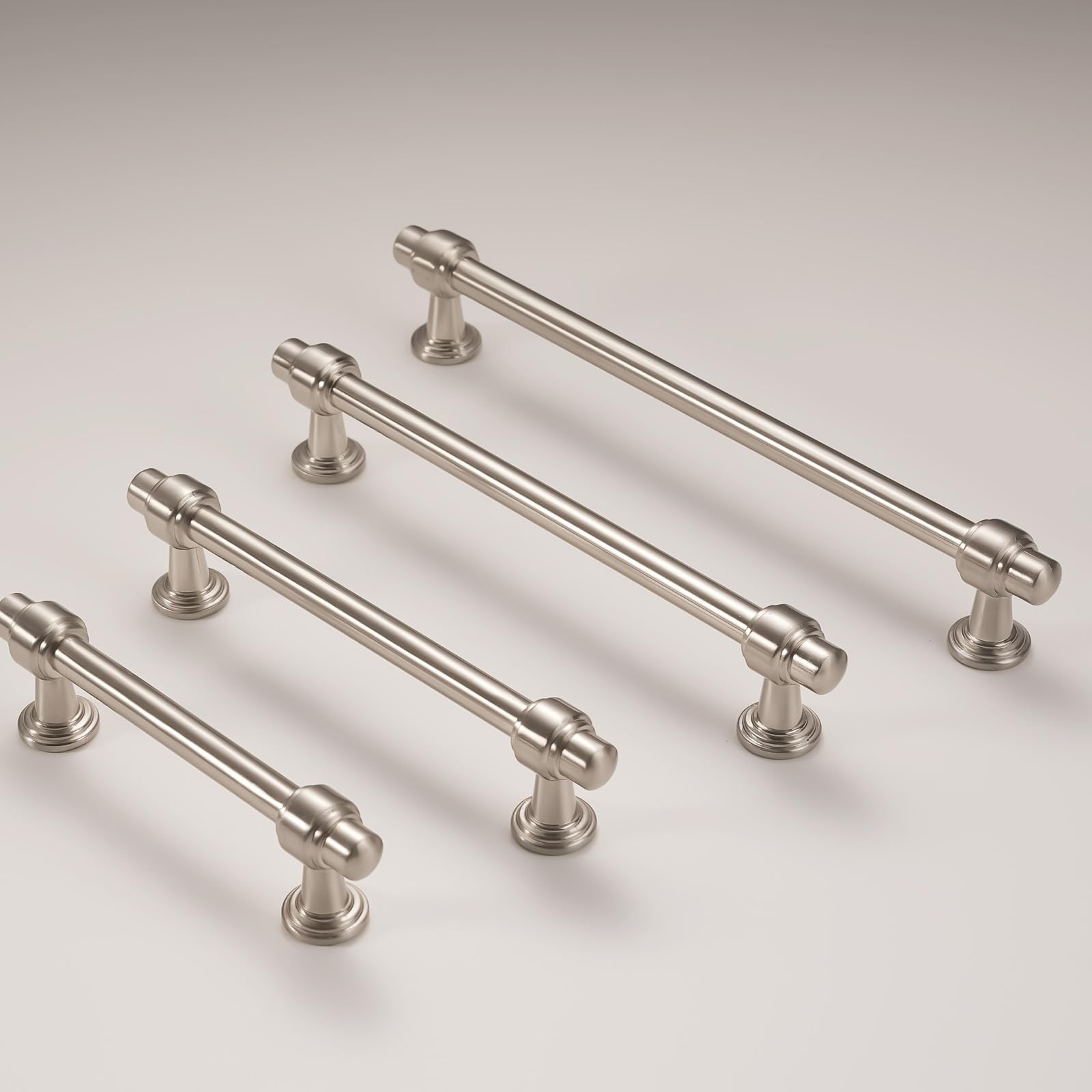 Bukobyhe 30 Pack 5 Inch Kitchen Cabinet Handles Brushed Satin Nickel Cabinet