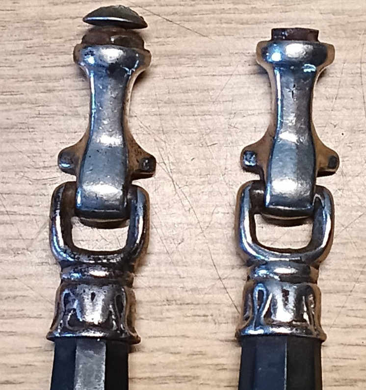Pair of Antique Tear Drop Door or Drawer Pulls