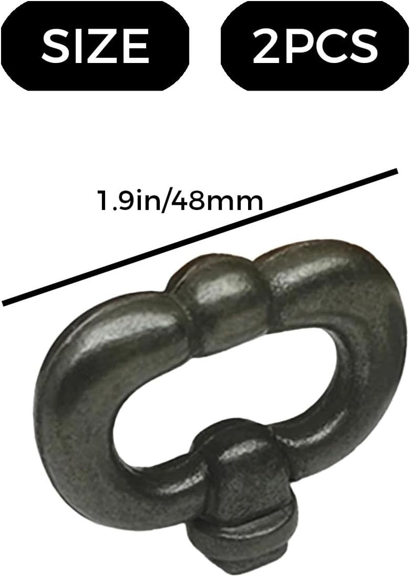 2PCS Vintage Style Drawer Knob Ring, Black Antique Bronze Ring | Furniture