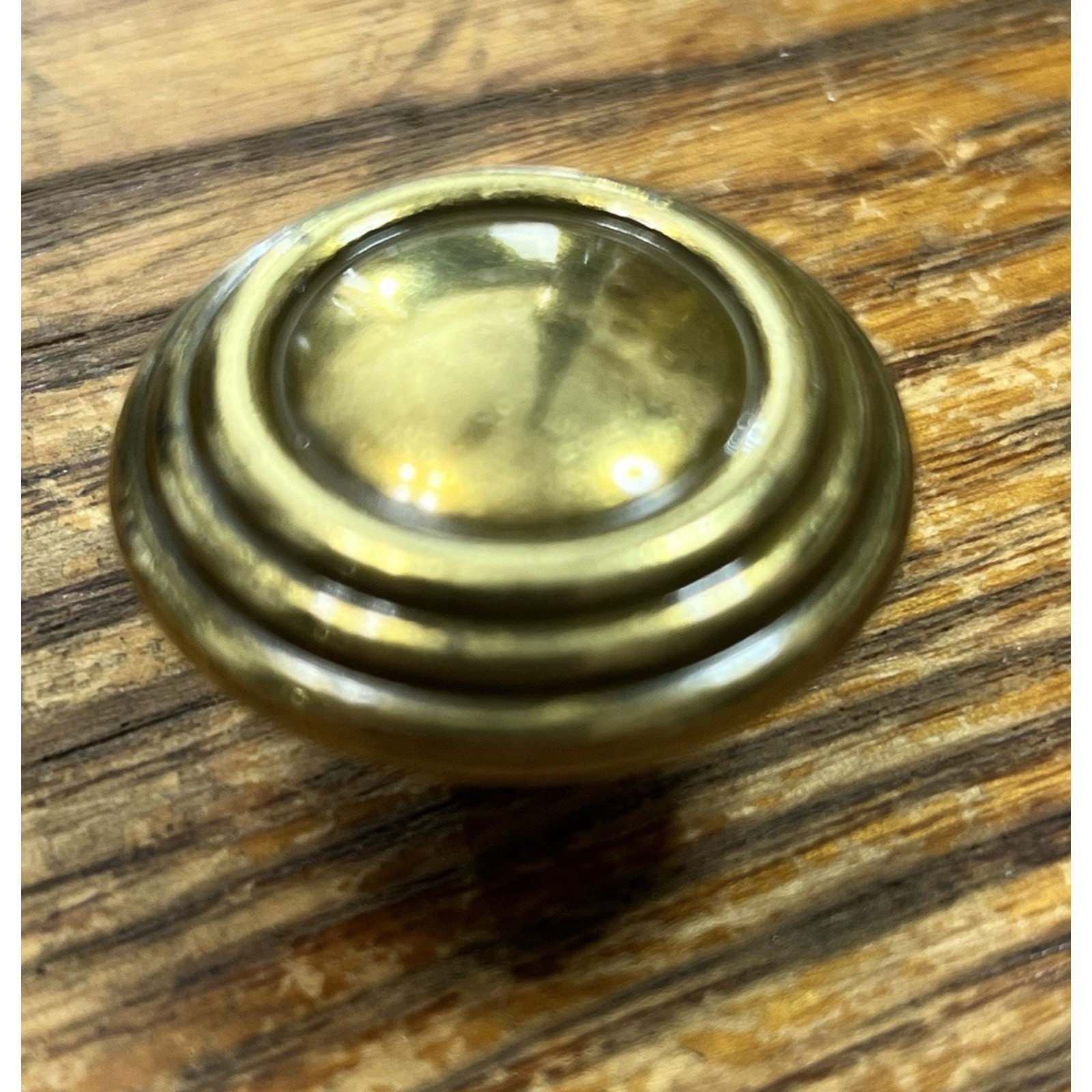 20 Vintage Antique Brass Drawer Pulls Cabinet Door Dresser Knobs 1.25 Vintage