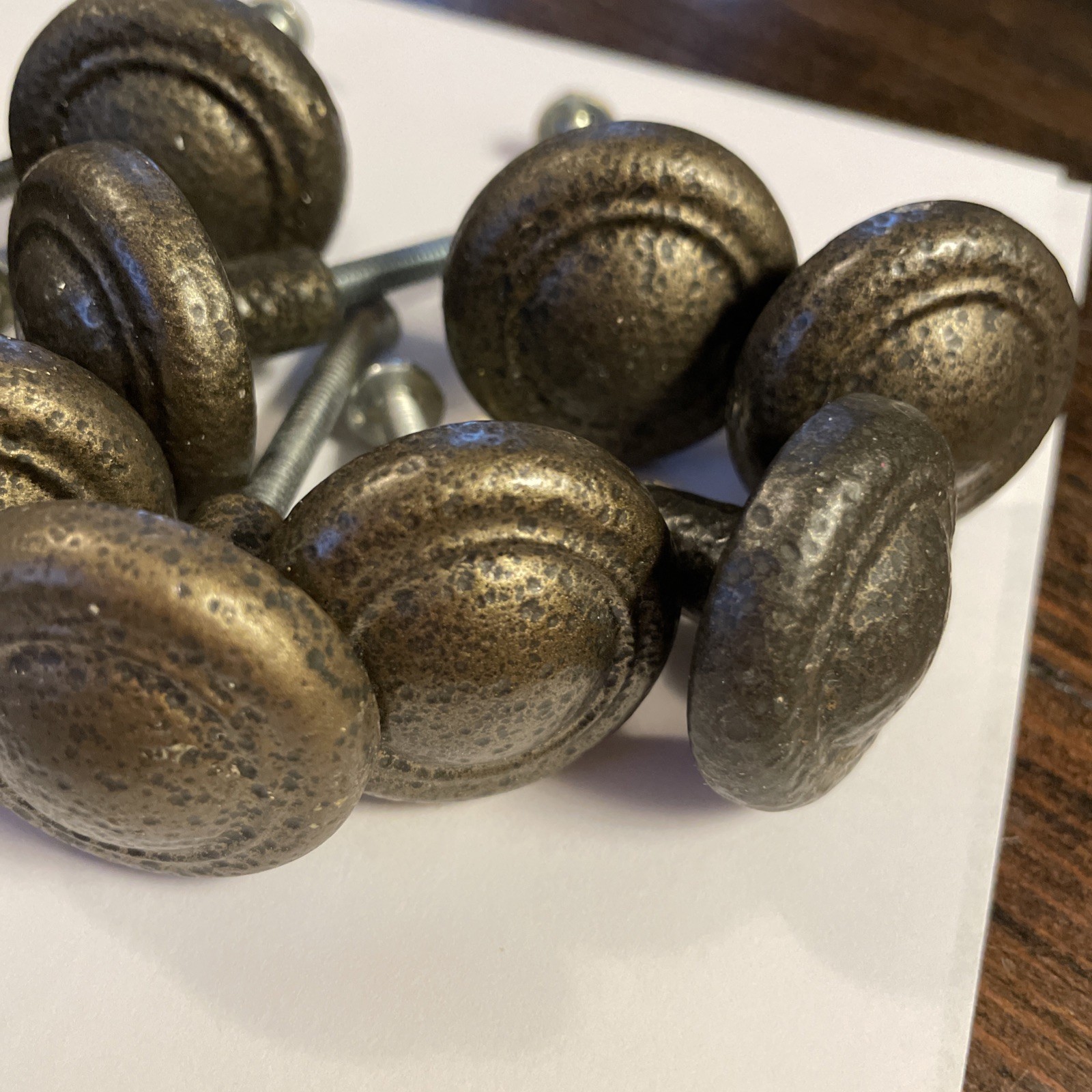 Antique bronze style drawer pull knobs 21 Ct