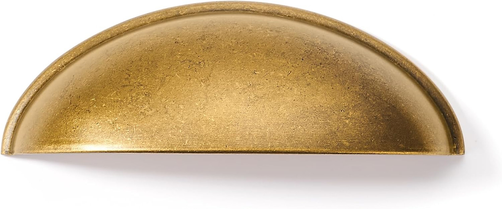 10 Pack 3″ Antique Brass Drawer Pulls Cabinet Cup Pulls Vintage Kitchen Hardware