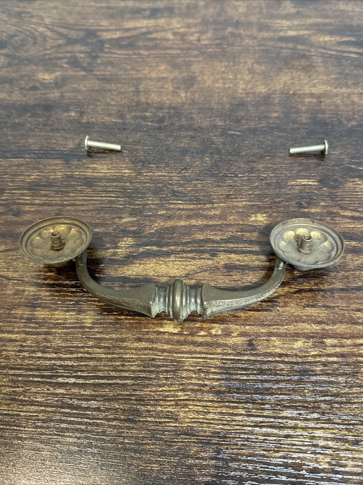 Drexel Esperanto Drawer Pull Tall Dresser Brass Vintage Drop Bail MCM Handle