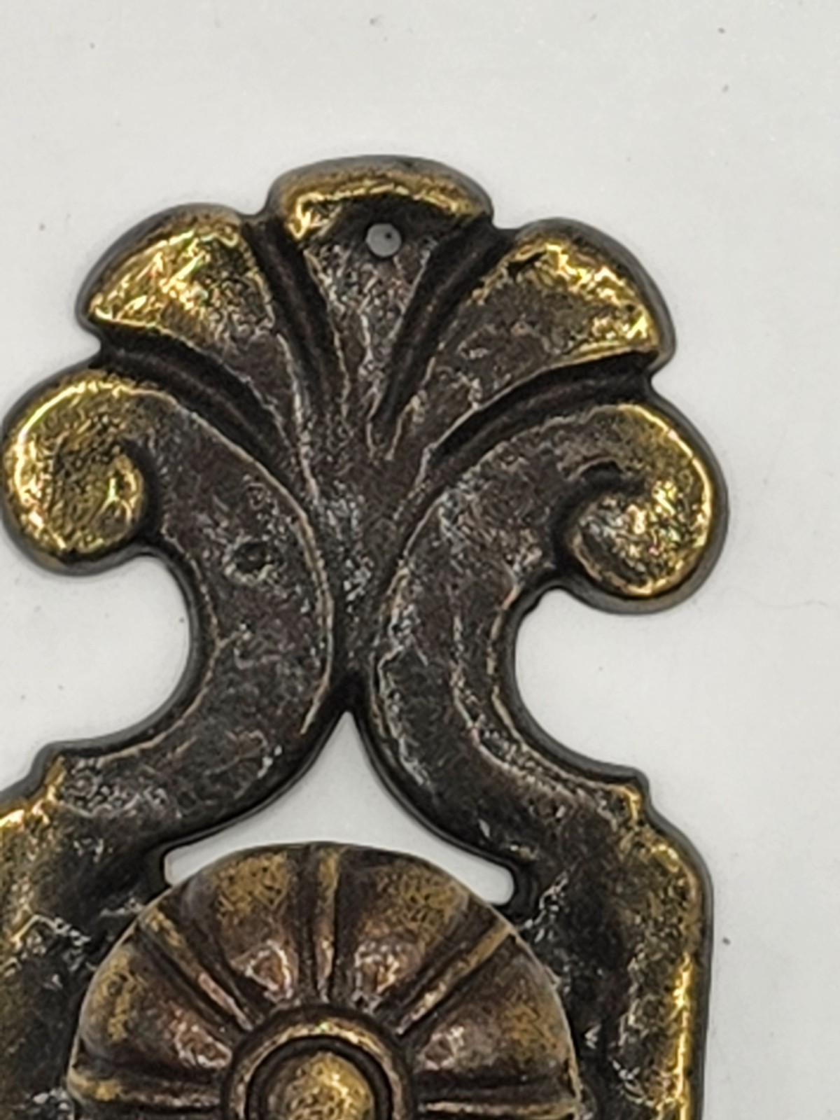 Vintage Keller Brass Company Drawer Cabinet Handle