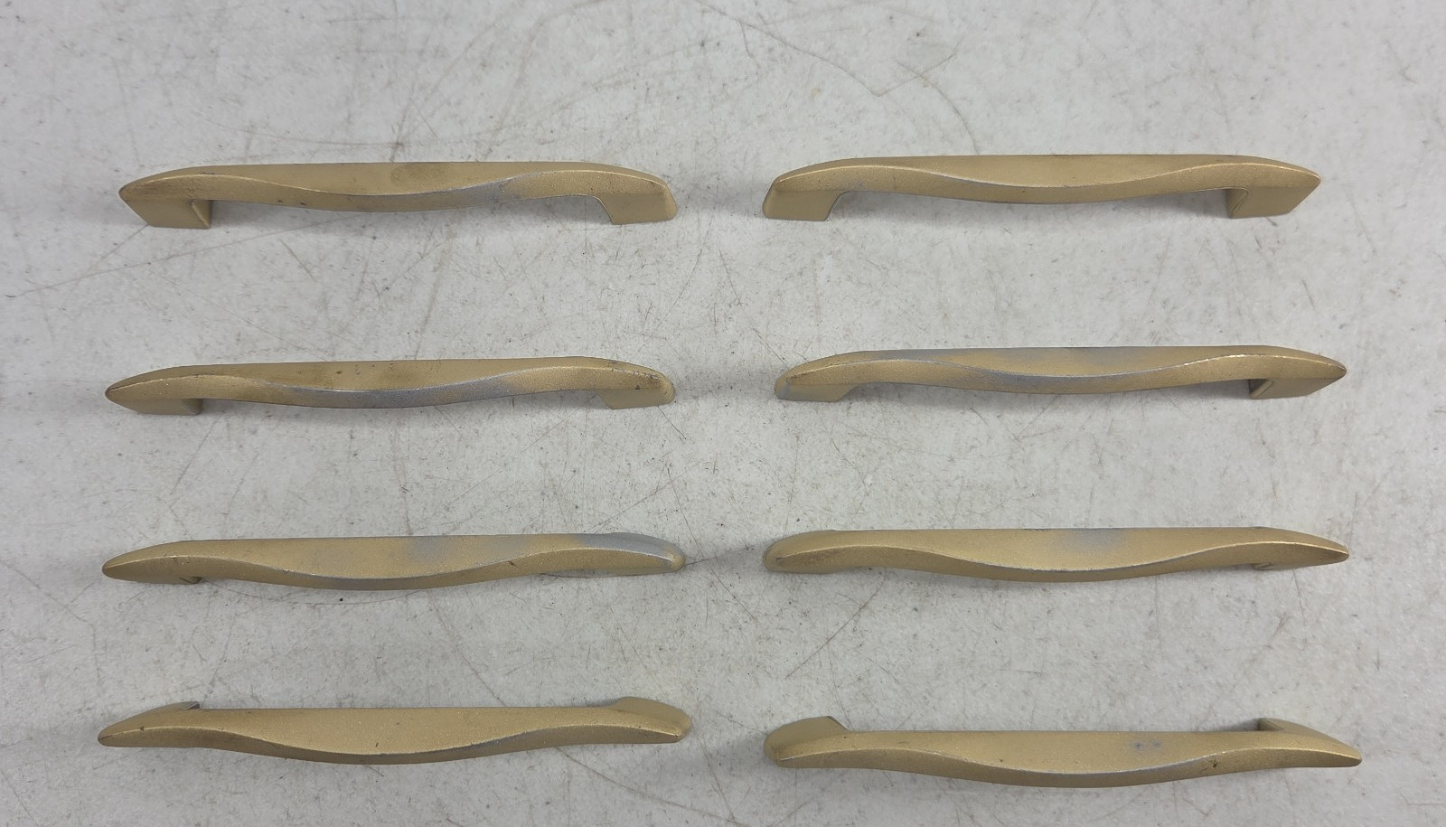 Vintage RD 1957 Amerock Lot of 8 Drawer Pull Handles Cabinet Pulls Cupboard No 2