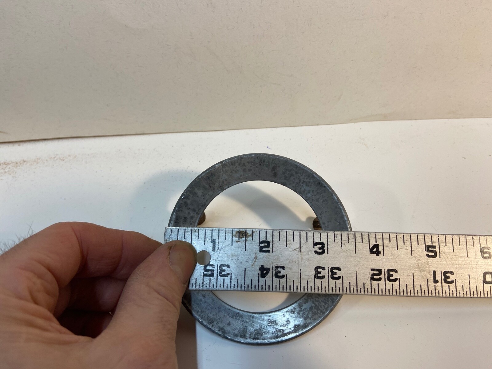 5 Vintage Unusual Drawer Pulls Mid century Modern Aluminum 3 1/2″
