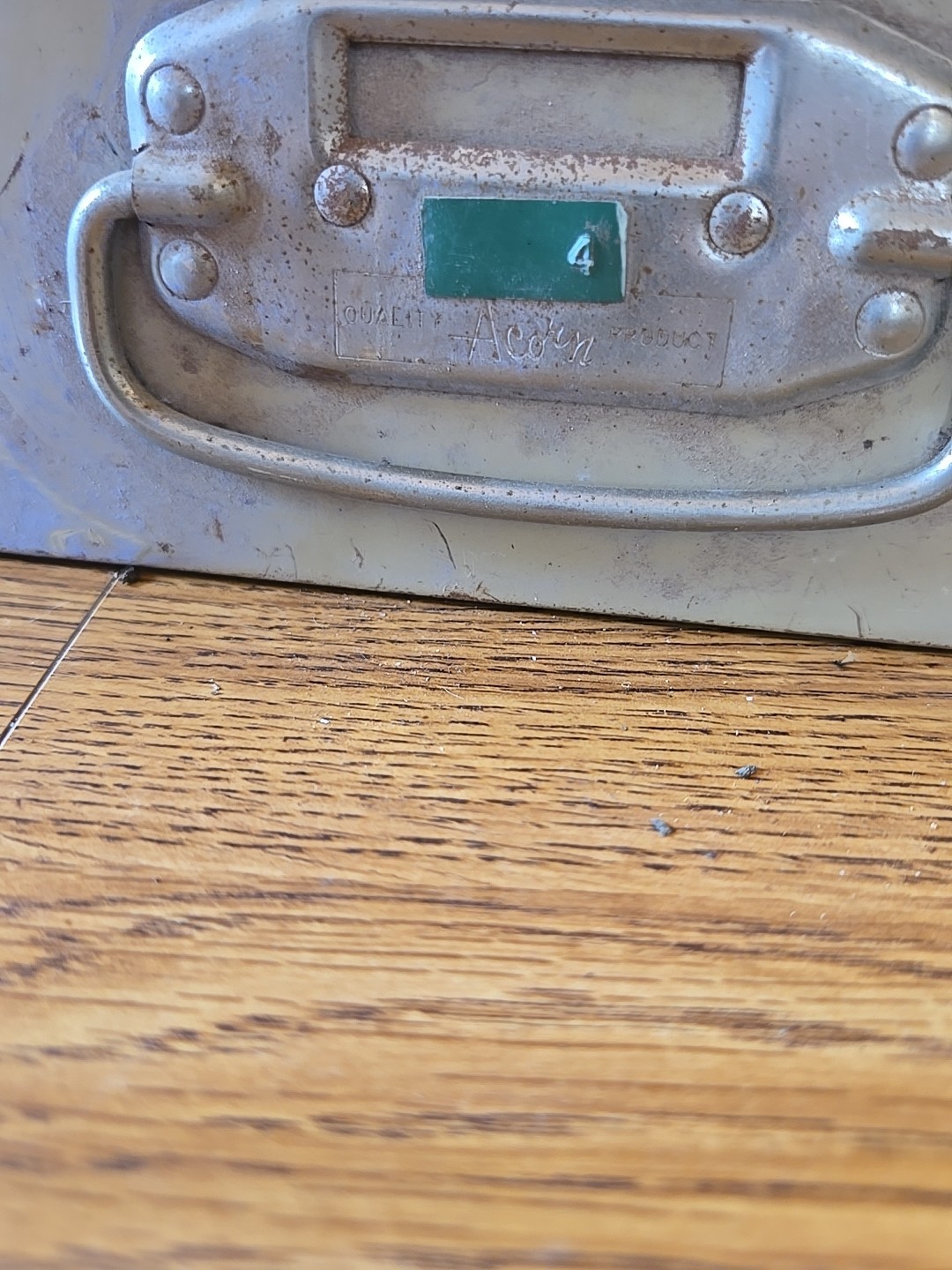 Two Vintage Metal Drawers “Acorn Products” Only Drawers