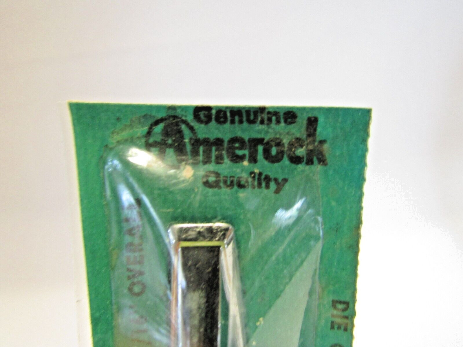 Vintage Nos Chrome Chevron Drawer Pull V-Shape Cabinet Door Handle Amerock