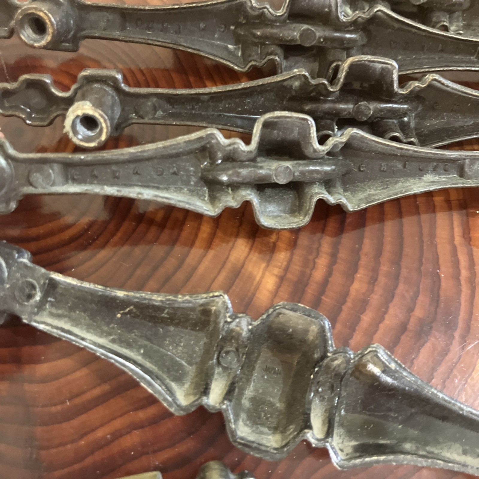 Vintage Ornate Cabinet Handles Set of 6 Size 4-1/4 CTC Japan 1021 Canada CH 1676