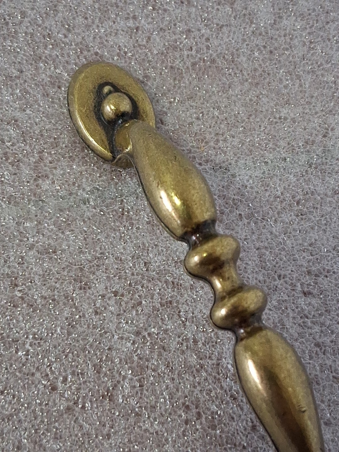 2-Vtg Brass Amerock Cabinet Drawer Pulls 1303 4.75″ 3″ C Salvaged