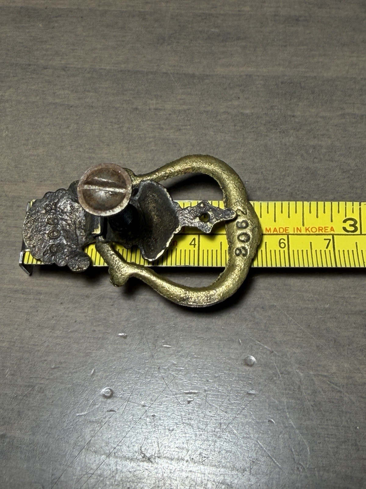 3 Antique Drop Ring Pulls Drawer Door Vintage Dresser Handle Hardware Lot A