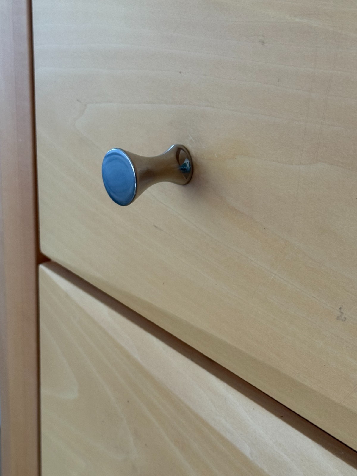 Beautifully crafted Nickel plated replica McCobb mid-century modern drawer pull