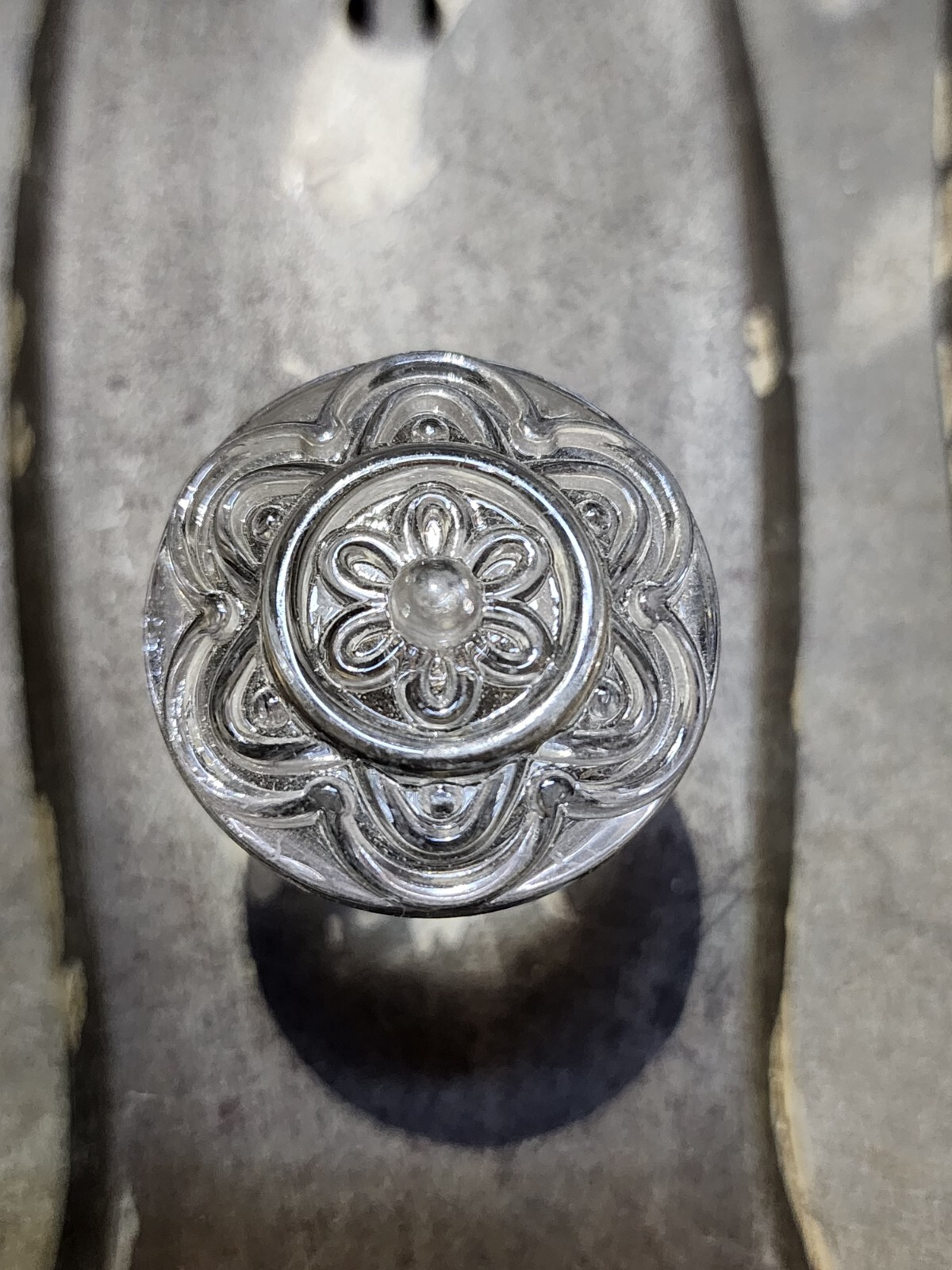 Rectangle Metal Drawer Dresser Pull Cabinet Handle Glass Knob 6.5″ Peacock Park